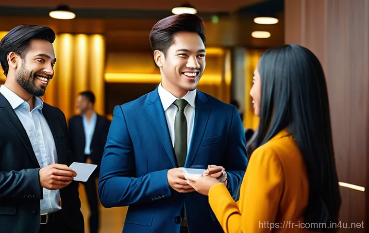 국제커뮤니케이션 이직 인터뷰 팁 - **Prompt:** A focused young professional (either male or female, dressed in a sharp blazer over a co...